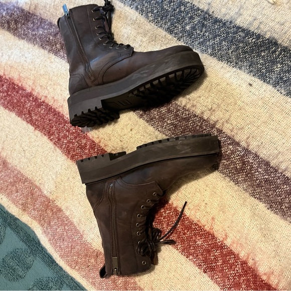 Thursday Boot Company Dark Brown Combat Boots - Picture 6 of 8